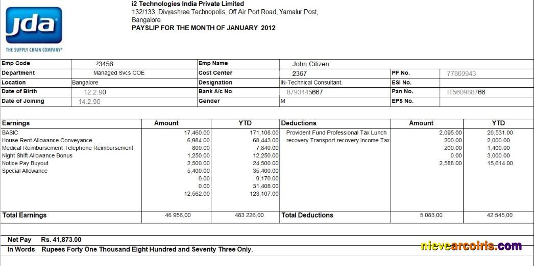 i2 Technologies India Private Limited in  excel and PDF formats